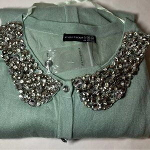 NWOT Atmosphere by Primark- Crystal Embellished Sweater